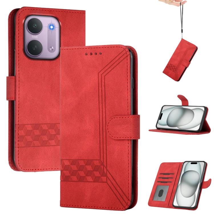 Cubic Skin Feel Flip Leather Phone Case, For Redmi Note 17 4G / 5G Global 169.7mm, For Redmi 17C 5G, For Redmi Note 17 Pro+ 5G Global 163.4mm, For Redmi Note 17 Pro 5G Global 163.5mm, For Redmi K100 Pro Max 5G / Poco F9 Ultra 5G                        ...