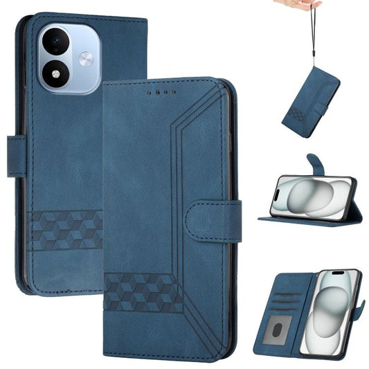 Cubic Skin Feel Flip Leather Phone Case, For Redmi Note 17 4G / 5G Global 169.7mm, For Redmi 17C 5G, For Redmi Note 17 Pro+ 5G Global 163.4mm, For Redmi Note 17 Pro 5G Global 163.5mm, For Redmi K100 Pro Max 5G / Poco F9 Ultra 5G                        ...