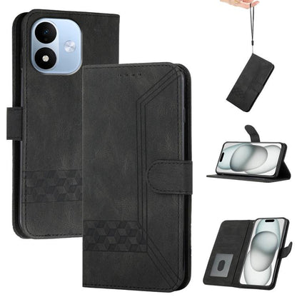 Cubic Skin Feel Flip Leather Phone Case, For Redmi Note 17 4G / 5G Global 169.7mm, For Redmi 17C 5G, For Redmi Note 17 Pro+ 5G Global 163.4mm, For Redmi Note 17 Pro 5G Global 163.5mm, For Redmi K100 Pro Max 5G / Poco F9 Ultra 5G                        ...