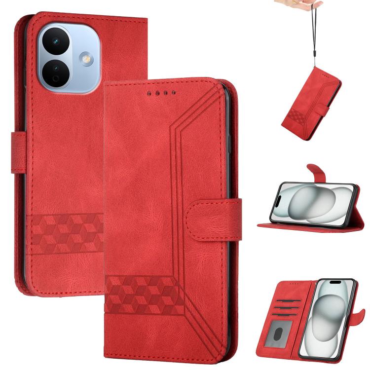 Cubic Skin Feel Flip Leather Phone Case, For Redmi Note 17 4G / 5G Global 169.7mm, For Redmi 17C 5G, For Redmi Note 17 Pro+ 5G Global 163.4mm, For Redmi Note 17 Pro 5G Global 163.5mm, For Redmi K100 Pro Max 5G / Poco F9 Ultra 5G                        ...
