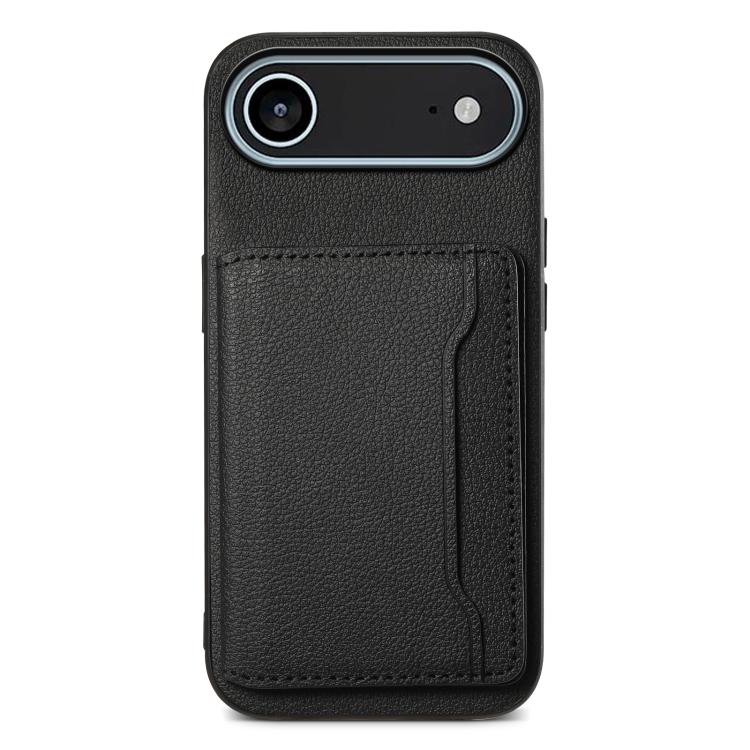Calf Texture Card Bag Design Full Coverage Phone Case, For iPhone 18 Pro / 17 Pro, For iPhone 18 Pro Max / 17 Pro Max, For iPhone 17, For iPhone Air, For iPhone 16 Pro Max, For iPhone 16 Pro, For iPhone 16 Plus, For iPhone 16