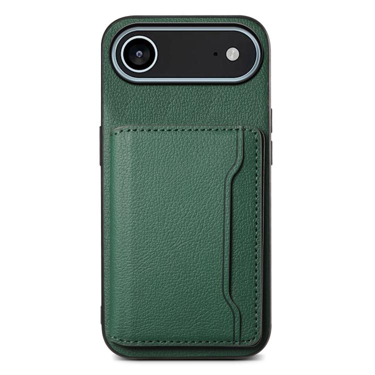 Calf Texture Card Bag Design Full Coverage Phone Case, For iPhone 18 Pro / 17 Pro, For iPhone 18 Pro Max / 17 Pro Max, For iPhone 17, For iPhone Air, For iPhone 16 Pro Max, For iPhone 16 Pro, For iPhone 16 Plus, For iPhone 16