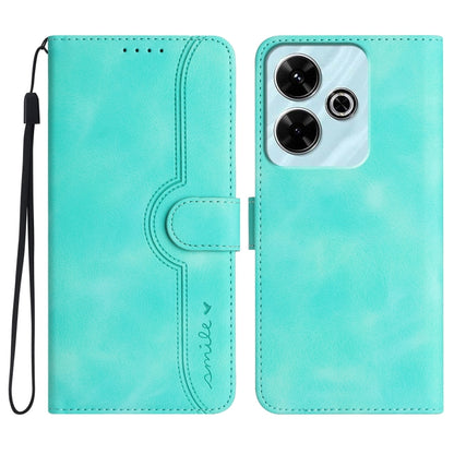 Heart Pattern Skin Feel Leather Phone Case, For Redmi Note 14 5G, For Redmi Note 14 Pro+ 5G, For Redmi Note 14 Pro 5G, For Xiaomi Redmi 13 4G, For Redmi Turbo 3 / Poco F6, For Redmi Note 13R Pro / Poco X6 Neo, For Redmi Note 12 Turbo / Poco F5