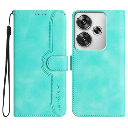 Heart Pattern Skin Feel Leather Phone Case, For Redmi Note 14 5G, For Redmi Note 14 Pro+ 5G, For Redmi Note 14 Pro 5G, For Xiaomi Redmi 13 4G, For Redmi Turbo 3 / Poco F6, For Redmi Note 13R Pro / Poco X6 Neo, For Redmi Note 12 Turbo / Poco F5