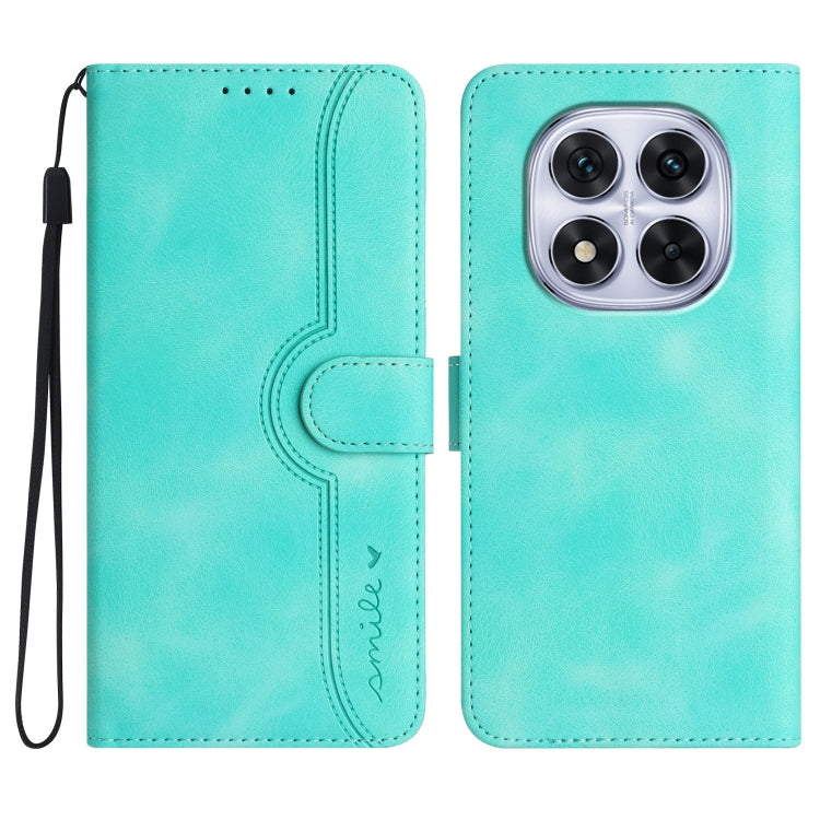 Heart Pattern Skin Feel Leather Phone Case, For Redmi Note 14 5G, For Redmi Note 14 Pro+ 5G, For Redmi Note 14 Pro 5G, For Xiaomi Redmi 13 4G, For Redmi Turbo 3 / Poco F6, For Redmi Note 13R Pro / Poco X6 Neo, For Redmi Note 12 Turbo / Poco F5