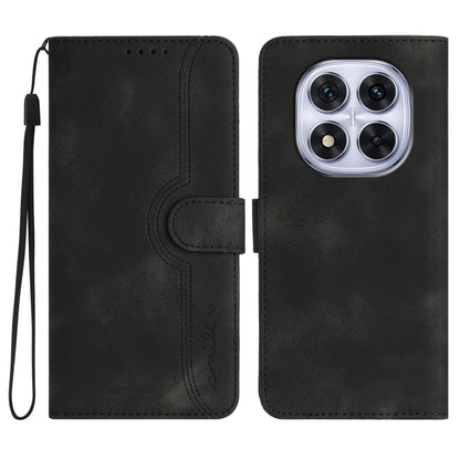 Heart Pattern Skin Feel Leather Phone Case, For Redmi Note 14 5G, For Redmi Note 14 Pro+ 5G, For Redmi Note 14 Pro 5G, For Xiaomi Redmi 13 4G, For Redmi Turbo 3 / Poco F6, For Redmi Note 13R Pro / Poco X6 Neo, For Redmi Note 12 Turbo / Poco F5