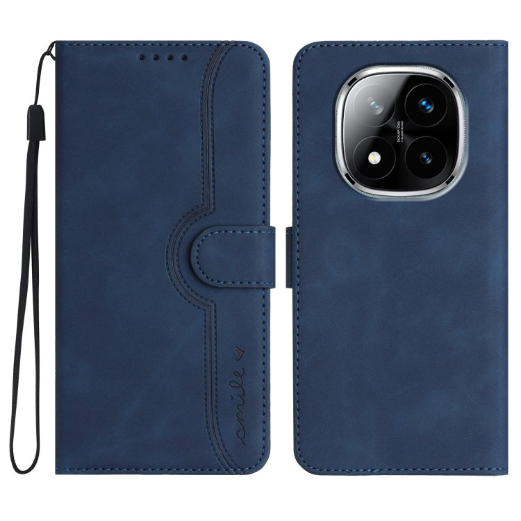 Heart Pattern Skin Feel Leather Phone Case, For Redmi Note 14 5G, For Redmi Note 14 Pro+ 5G, For Redmi Note 14 Pro 5G, For Xiaomi Redmi 13 4G, For Redmi Turbo 3 / Poco F6, For Redmi Note 13R Pro / Poco X6 Neo, For Redmi Note 12 Turbo / Poco F5