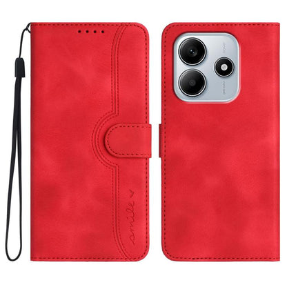Heart Pattern Skin Feel Leather Phone Case, For Redmi A7 Pro 171mm / Poco C85x 5G, For Redmi Turbo 5 Max / Poco X8 Pro Max, For Redmi Turbo 5 5G / Poco X8 Pro 5G, For Redmi Note 15 4G / 5G 164mm / Poco M8 5G, For Redmi K90 Pro Max / Poco F8 Ultra      ...