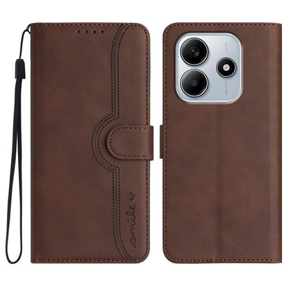 Heart Pattern Skin Feel Leather Phone Case, For Redmi A7 Pro 171mm / Poco C85x 5G, For Redmi Turbo 5 Max / Poco X8 Pro Max, For Redmi Turbo 5 5G / Poco X8 Pro 5G, For Redmi Note 15 4G / 5G 164mm / Poco M8 5G, For Redmi K90 Pro Max / Poco F8 Ultra      ...