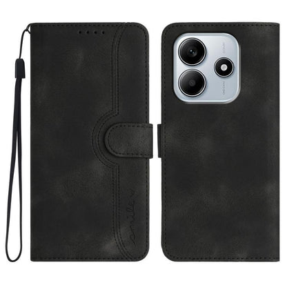 Heart Pattern Skin Feel Leather Phone Case, For Redmi A7 Pro 171mm / Poco C85x 5G, For Redmi Turbo 5 Max / Poco X8 Pro Max, For Redmi Turbo 5 5G / Poco X8 Pro 5G, For Redmi Note 15 4G / 5G 164mm / Poco M8 5G, For Redmi K90 Pro Max / Poco F8 Ultra      ...