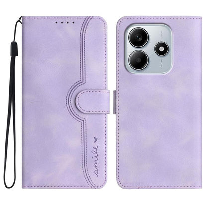 Heart Pattern Skin Feel Leather Phone Case, For Redmi A7 Pro 171mm / Poco C85x 5G, For Redmi Turbo 5 Max / Poco X8 Pro Max, For Redmi Turbo 5 5G / Poco X8 Pro 5G, For Redmi Note 15 4G / 5G 164mm / Poco M8 5G, For Redmi K90 Pro Max / Poco F8 Ultra      ...