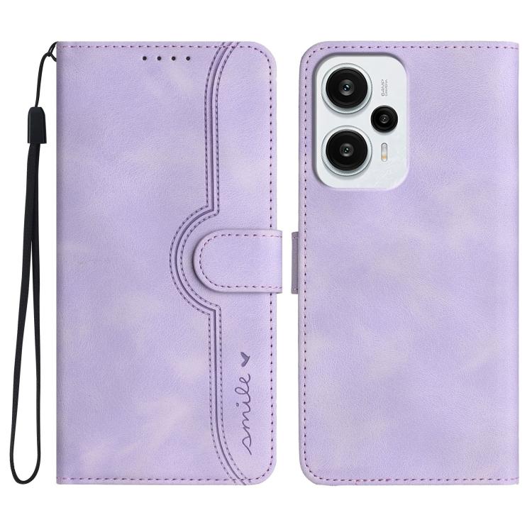 Heart Pattern Skin Feel Leather Phone Case, For Redmi Note 14 5G, For Redmi Note 14 Pro+ 5G, For Redmi Note 14 Pro 5G, For Xiaomi Redmi 13 4G, For Redmi Turbo 3 / Poco F6, For Redmi Note 13R Pro / Poco X6 Neo, For Redmi Note 12 Turbo / Poco F5