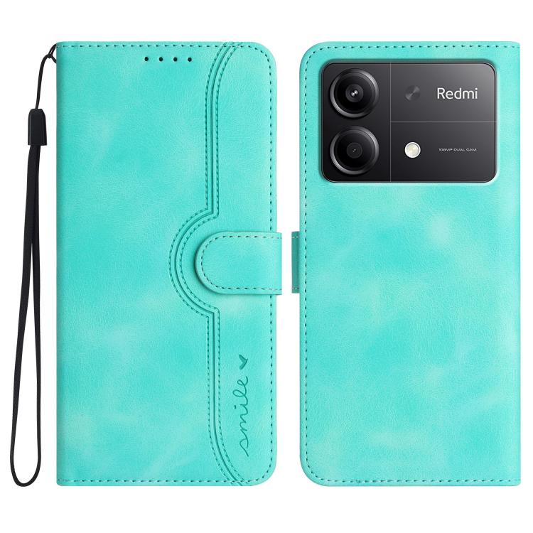 Heart Pattern Skin Feel Leather Phone Case, For Redmi Note 14 5G, For Redmi Note 14 Pro+ 5G, For Redmi Note 14 Pro 5G, For Xiaomi Redmi 13 4G, For Redmi Turbo 3 / Poco F6, For Redmi Note 13R Pro / Poco X6 Neo, For Redmi Note 12 Turbo / Poco F5