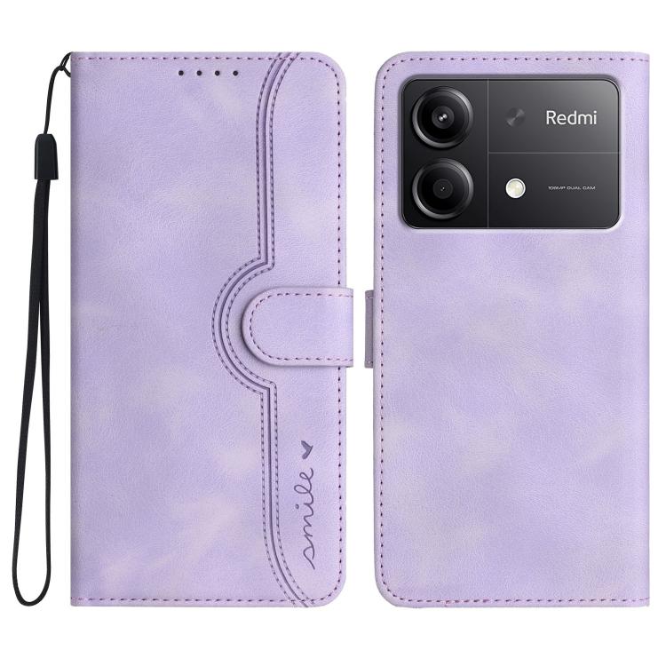 Heart Pattern Skin Feel Leather Phone Case, For Redmi Note 14 5G, For Redmi Note 14 Pro+ 5G, For Redmi Note 14 Pro 5G, For Xiaomi Redmi 13 4G, For Redmi Turbo 3 / Poco F6, For Redmi Note 13R Pro / Poco X6 Neo, For Redmi Note 12 Turbo / Poco F5