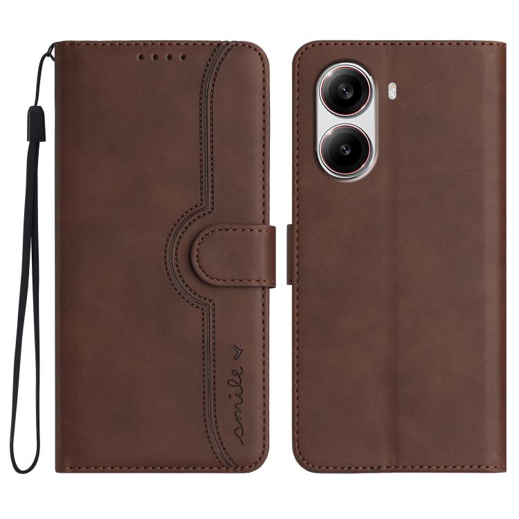 Heart Pattern Skin Feel Leather Phone Case, For Redmi A7 Pro 171mm / Poco C85x 5G, For Redmi Turbo 5 Max / Poco X8 Pro Max, For Redmi Turbo 5 5G / Poco X8 Pro 5G, For Redmi Note 15 4G / 5G 164mm / Poco M8 5G, For Redmi K90 Pro Max / Poco F8 Ultra      ...