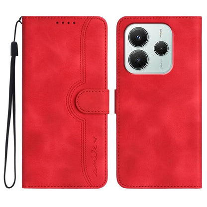 Heart Pattern Skin Feel Leather Phone Case, For Redmi A7 Pro 171mm / Poco C85x 5G, For Redmi Turbo 5 Max / Poco X8 Pro Max, For Redmi Turbo 5 5G / Poco X8 Pro 5G, For Redmi Note 15 4G / 5G 164mm / Poco M8 5G, For Redmi K90 Pro Max / Poco F8 Ultra      ...