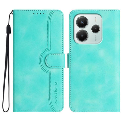 Heart Pattern Skin Feel Leather Phone Case, For Redmi A7 Pro 171mm / Poco C85x 5G, For Redmi Turbo 5 Max / Poco X8 Pro Max, For Redmi Turbo 5 5G / Poco X8 Pro 5G, For Redmi Note 15 4G / 5G 164mm / Poco M8 5G, For Redmi K90 Pro Max / Poco F8 Ultra      ...