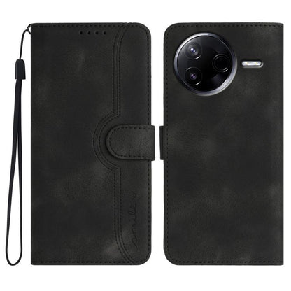 Heart Pattern Skin Feel Leather Phone Case, For Redmi A7 Pro 171mm / Poco C85x 5G, For Redmi Turbo 5 Max / Poco X8 Pro Max, For Redmi Turbo 5 5G / Poco X8 Pro 5G, For Redmi Note 15 4G / 5G 164mm / Poco M8 5G, For Redmi K90 Pro Max / Poco F8 Ultra      ...