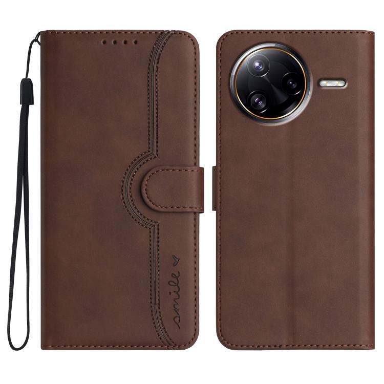 Heart Pattern Skin Feel Leather Phone Case, For Redmi A7 Pro 171mm / Poco C85x 5G, For Redmi Turbo 5 Max / Poco X8 Pro Max, For Redmi Turbo 5 5G / Poco X8 Pro 5G, For Redmi Note 15 4G / 5G 164mm / Poco M8 5G, For Redmi K90 Pro Max / Poco F8 Ultra      ...