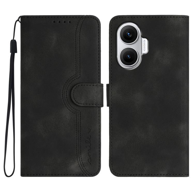 Heart Pattern Skin Feel Leather Phone Case, For Redmi A7 Pro 171mm / Poco C85x 5G, For Redmi Turbo 5 Max / Poco X8 Pro Max, For Redmi Turbo 5 5G / Poco X8 Pro 5G, For Redmi Note 15 4G / 5G 164mm / Poco M8 5G, For Redmi K90 Pro Max / Poco F8 Ultra      ...