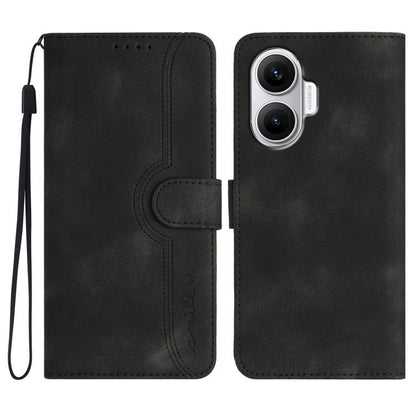 Heart Pattern Skin Feel Leather Phone Case, For Redmi A7 Pro 171mm / Poco C85x 5G, For Redmi Turbo 5 Max / Poco X8 Pro Max, For Redmi Turbo 5 5G / Poco X8 Pro 5G, For Redmi Note 15 4G / 5G 164mm / Poco M8 5G, For Redmi K90 Pro Max / Poco F8 Ultra      ...