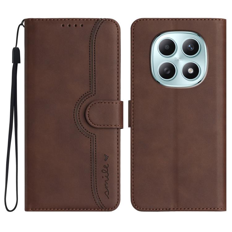 Heart Pattern Skin Feel Leather Phone Case, For Redmi A7 Pro 171mm / Poco C85x 5G, For Redmi Turbo 5 Max / Poco X8 Pro Max, For Redmi Turbo 5 5G / Poco X8 Pro 5G, For Redmi Note 15 4G / 5G 164mm / Poco M8 5G, For Redmi K90 Pro Max / Poco F8 Ultra      ...
