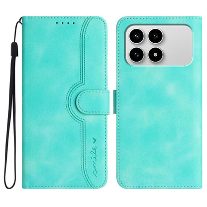 Heart Pattern Skin Feel Leather Phone Case, For Redmi A7 Pro 171mm / Poco C85x 5G, For Redmi Turbo 5 Max / Poco X8 Pro Max, For Redmi Turbo 5 5G / Poco X8 Pro 5G, For Redmi Note 15 4G / 5G 164mm / Poco M8 5G, For Redmi K90 Pro Max / Poco F8 Ultra      ...