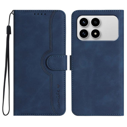 Heart Pattern Skin Feel Leather Phone Case, For Redmi A7 Pro 171mm / Poco C85x 5G, For Redmi Turbo 5 Max / Poco X8 Pro Max, For Redmi Turbo 5 5G / Poco X8 Pro 5G, For Redmi Note 15 4G / 5G 164mm / Poco M8 5G, For Redmi K90 Pro Max / Poco F8 Ultra      ...