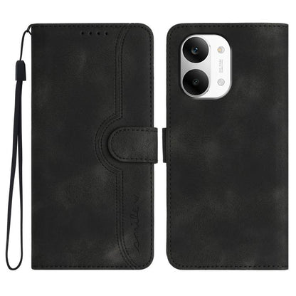 Heart Pattern Skin Feel Leather Phone Case, For Redmi A7 Pro 171mm / Poco C85x 5G, For Redmi Turbo 5 Max / Poco X8 Pro Max, For Redmi Turbo 5 5G / Poco X8 Pro 5G, For Redmi Note 15 4G / 5G 164mm / Poco M8 5G, For Redmi K90 Pro Max / Poco F8 Ultra      ...