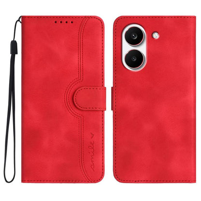 Heart Pattern Skin Feel Leather Phone Case, For Redmi A7 Pro 171mm / Poco C85x 5G, For Redmi Turbo 5 Max / Poco X8 Pro Max, For Redmi Turbo 5 5G / Poco X8 Pro 5G, For Redmi Note 15 4G / 5G 164mm / Poco M8 5G, For Redmi K90 Pro Max / Poco F8 Ultra      ...