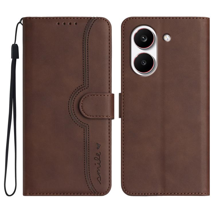 Heart Pattern Skin Feel Leather Phone Case, For Redmi A7 Pro 171mm / Poco C85x 5G, For Redmi Turbo 5 Max / Poco X8 Pro Max, For Redmi Turbo 5 5G / Poco X8 Pro 5G, For Redmi Note 15 4G / 5G 164mm / Poco M8 5G, For Redmi K90 Pro Max / Poco F8 Ultra      ...