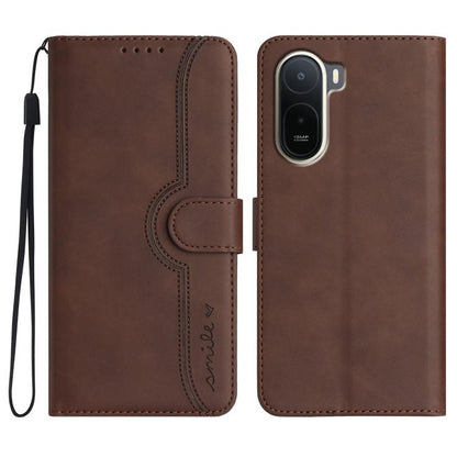 Heart Pattern Skin Feel Leather Phone Case, For Redmi A7 Pro 171mm / Poco C85x 5G, For Redmi Turbo 5 Max / Poco X8 Pro Max, For Redmi Turbo 5 5G / Poco X8 Pro 5G, For Redmi Note 15 4G / 5G 164mm / Poco M8 5G, For Redmi K90 Pro Max / Poco F8 Ultra      ...