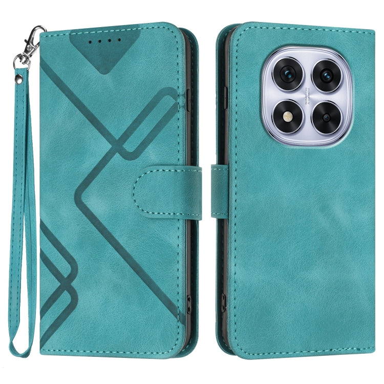 Line Pattern Skin Feel Leather Phone Case, For Redmi Note 14 5G, For Redmi Note 14 Pro+ 5G, For Redmi Note 14 Pro 5G, For Redmi 13 4G, For Redmi Turbo 3 / Poco F6, For Redmi Note 13R Pro / Poco X6 Neo, For Redmi Note 12 Turbo / Poco F5