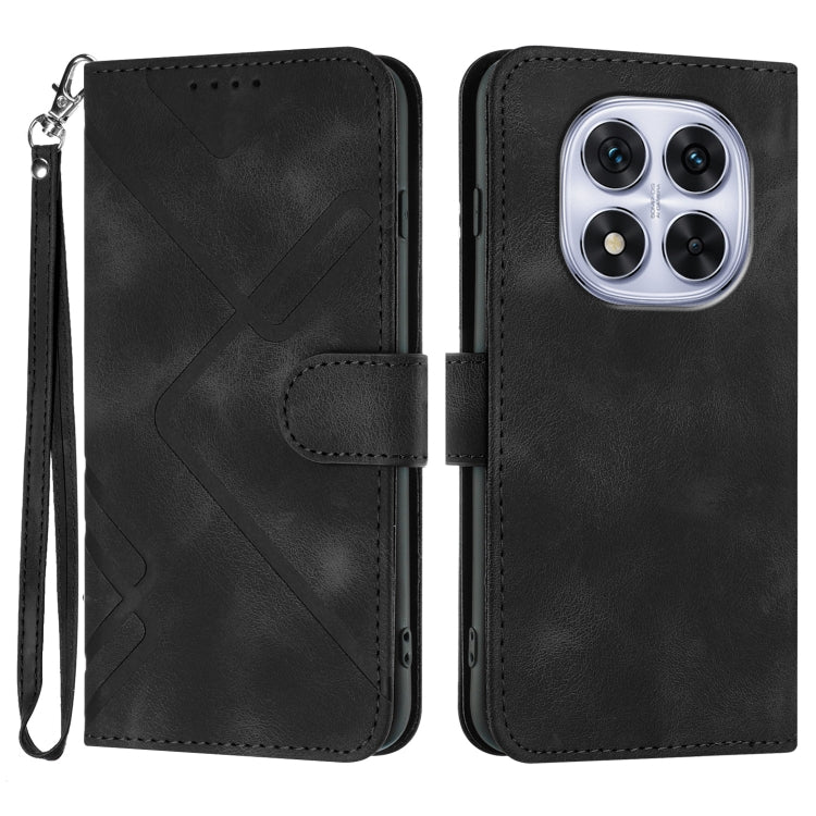 Line Pattern Skin Feel Leather Phone Case, For Redmi Note 14 5G, For Redmi Note 14 Pro+ 5G, For Redmi Note 14 Pro 5G, For Redmi 13 4G, For Redmi Turbo 3 / Poco F6, For Redmi Note 13R Pro / Poco X6 Neo, For Redmi Note 12 Turbo / Poco F5