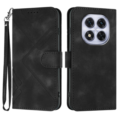 Line Pattern Skin Feel Leather Phone Case, For Redmi Note 14 5G, For Redmi Note 14 Pro+ 5G, For Redmi Note 14 Pro 5G, For Redmi 13 4G, For Redmi Turbo 3 / Poco F6, For Redmi Note 13R Pro / Poco X6 Neo, For Redmi Note 12 Turbo / Poco F5