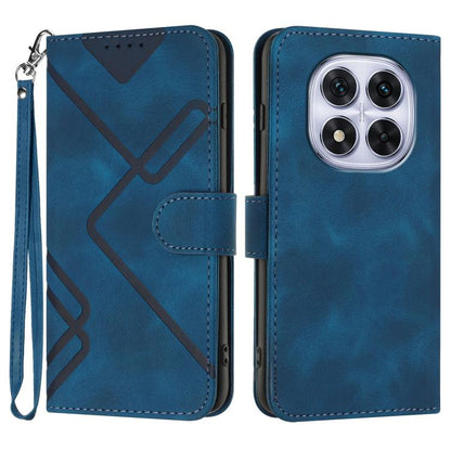 Line Pattern Skin Feel Leather Phone Case, For Redmi A7 Pro 171mm / Poco C85x 5G, For Redmi Turbo 5 Max / Poco X8 Pro Max, For Redmi Turbo 5 5G / Poco X8 Pro 5G, For Redmi Note 15 4G / 5G 164mm / Poco M8 5G, For Redmi K90 Pro Max / Poco F8 Ultra       ...
