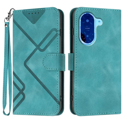 Line Pattern Skin Feel Leather Phone Case, For Redmi A7 Pro 171mm / Poco C85x 5G, For Redmi Turbo 5 Max / Poco X8 Pro Max, For Redmi Turbo 5 5G / Poco X8 Pro 5G, For Redmi Note 15 4G / 5G 164mm / Poco M8 5G, For Redmi K90 Pro Max / Poco F8 Ultra       ...