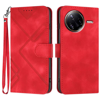 Line Pattern Skin Feel Leather Phone Case, For Redmi A7 Pro 171mm / Poco C85x 5G, For Redmi Turbo 5 Max / Poco X8 Pro Max, For Redmi Turbo 5 5G / Poco X8 Pro 5G, For Redmi Note 15 4G / 5G 164mm / Poco M8 5G, For Redmi K90 Pro Max / Poco F8 Ultra       ...