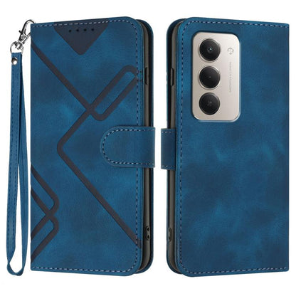 Line Pattern Skin Feel Leather Phone Case, For Redmi A7 Pro 171mm / Poco C85x 5G, For Redmi Turbo 5 Max / Poco X8 Pro Max, For Redmi Turbo 5 5G / Poco X8 Pro 5G, For Redmi Note 15 4G / 5G 164mm / Poco M8 5G, For Redmi K90 Pro Max / Poco F8 Ultra       ...