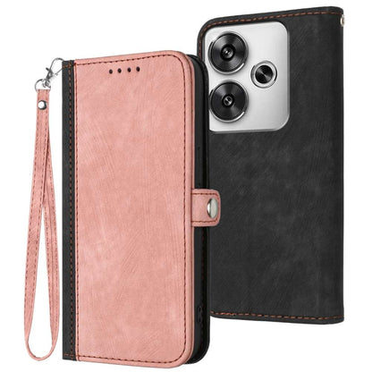 Side Buckle Double Fold Hand Strap Leather Phone Case, For Redmi Note 14 5G, For Redmi Note 14 Pro+ 5G, For Redmi Note 14 Pro 5G, For Redmi 13 4G, For Redmi Turbo 3 / Poco F6, For Redmi Note 13R Pro / X6 Neo, For Redmi Note 12 Turbo / Poco F5