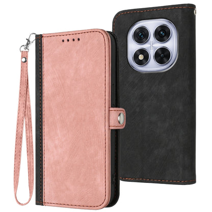 Side Buckle Double Fold Hand Strap Leather Phone Case, For Redmi Note 14 5G, For Redmi Note 14 Pro+ 5G, For Redmi Note 14 Pro 5G, For Redmi 13 4G, For Redmi Turbo 3 / Poco F6, For Redmi Note 13R Pro / X6 Neo, For Redmi Note 12 Turbo / Poco F5