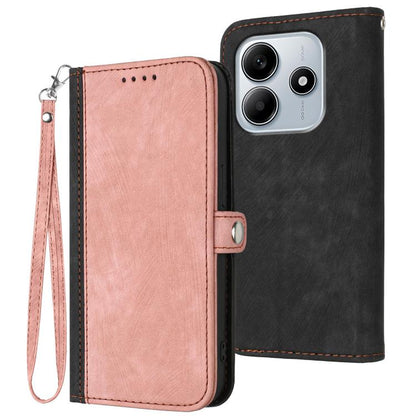 Side Buckle Double Fold Hand Strap Leather Phone Case, For Redmi A7 Pro 171mm / Poco C85x 5G, For Redmi Turbo 5 Max / Poco X8 Pro Max, For Redmi Turbo 5 5G / Poco X8 Pro 5G, For Redmi Note 15 4G / 5G 164mm / Poco M8 5G                                  ...