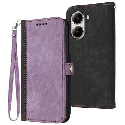 Side Buckle Double Fold Hand Strap Leather Phone Case, For Redmi A7 Pro 171mm / Poco C85x 5G, For Redmi Turbo 5 Max / Poco X8 Pro Max, For Redmi Turbo 5 5G / Poco X8 Pro 5G, For Redmi Note 15 4G / 5G 164mm / Poco M8 5G                                  ...