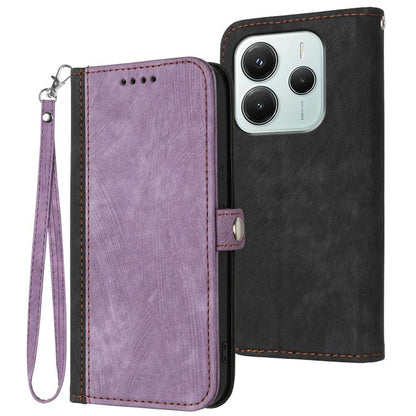 Side Buckle Double Fold Hand Strap Leather Phone Case, For Redmi A7 Pro 171mm / Poco C85x 5G, For Redmi Turbo 5 Max / Poco X8 Pro Max, For Redmi Turbo 5 5G / Poco X8 Pro 5G, For Redmi Note 15 4G / 5G 164mm / Poco M8 5G                                  ...