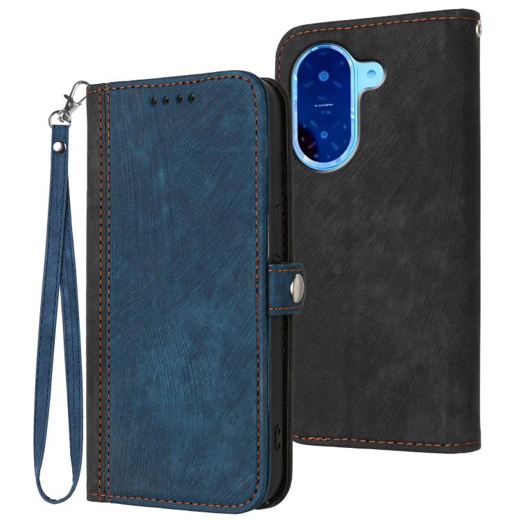 Side Buckle Double Fold Hand Strap Leather Phone Case, For Redmi A7 Pro 171mm / Poco C85x 5G, For Redmi Turbo 5 Max / Poco X8 Pro Max, For Redmi Turbo 5 5G / Poco X8 Pro 5G, For Redmi Note 15 4G / 5G 164mm / Poco M8 5G                                  ...