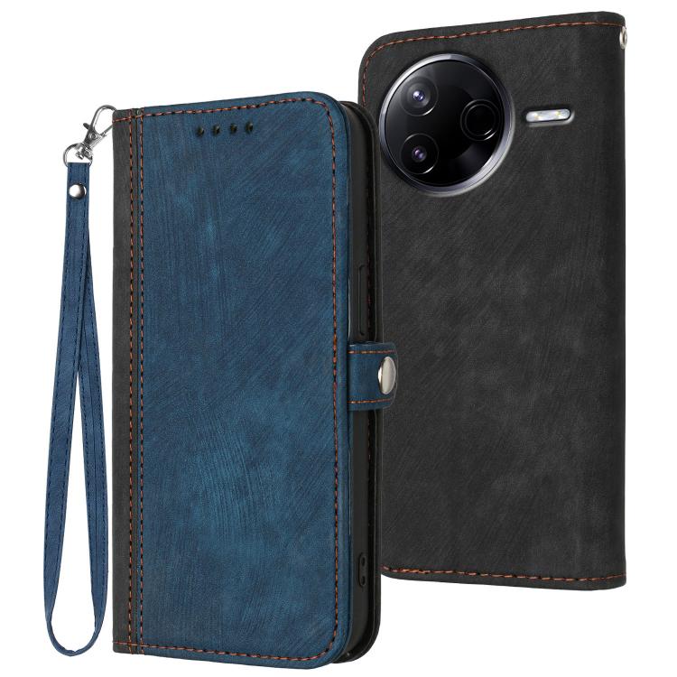 Side Buckle Double Fold Hand Strap Leather Phone Case, For Redmi A7 Pro 171mm / Poco C85x 5G, For Redmi Turbo 5 Max / Poco X8 Pro Max, For Redmi Turbo 5 5G / Poco X8 Pro 5G, For Redmi Note 15 4G / 5G 164mm / Poco M8 5G                                  ...