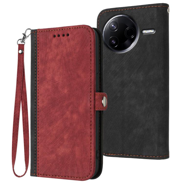 Side Buckle Double Fold Hand Strap Leather Phone Case, For Redmi A7 Pro 171mm / Poco C85x 5G, For Redmi Turbo 5 Max / Poco X8 Pro Max, For Redmi Turbo 5 5G / Poco X8 Pro 5G, For Redmi Note 15 4G / 5G 164mm / Poco M8 5G                                  ...