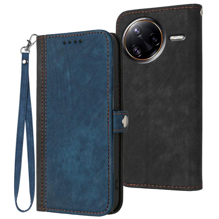 Side Buckle Double Fold Hand Strap Leather Phone Case, For Redmi A7 Pro 171mm / Poco C85x 5G, For Redmi Turbo 5 Max / Poco X8 Pro Max, For Redmi Turbo 5 5G / Poco X8 Pro 5G, For Redmi Note 15 4G / 5G 164mm / Poco M8 5G                                  ...