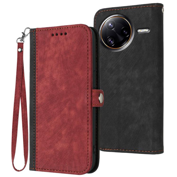 Side Buckle Double Fold Hand Strap Leather Phone Case, For Redmi A7 Pro 171mm / Poco C85x 5G, For Redmi Turbo 5 Max / Poco X8 Pro Max, For Redmi Turbo 5 5G / Poco X8 Pro 5G, For Redmi Note 15 4G / 5G 164mm / Poco M8 5G                                  ...
