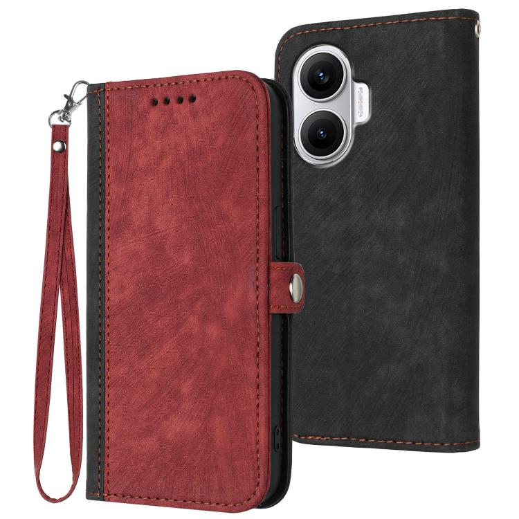 Side Buckle Double Fold Hand Strap Leather Phone Case, For Redmi A7 Pro 171mm / Poco C85x 5G, For Redmi Turbo 5 Max / Poco X8 Pro Max, For Redmi Turbo 5 5G / Poco X8 Pro 5G, For Redmi Note 15 4G / 5G 164mm / Poco M8 5G                                  ...